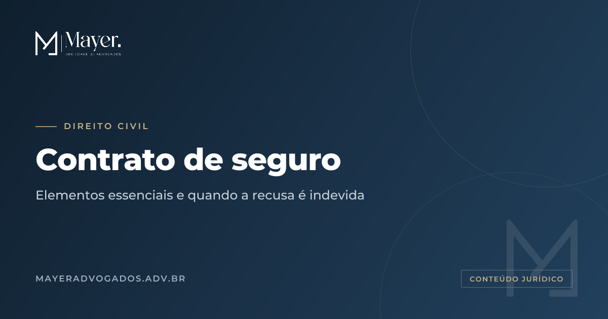 Artigo sobre Outros: Contratos de Seguro: Elementos essenciais desse instrumento jurídico