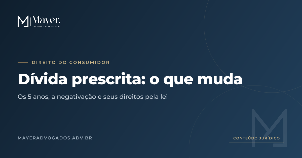 Artigo: Dívida Prescrita: informações importantes para não perder seu dinheiro
